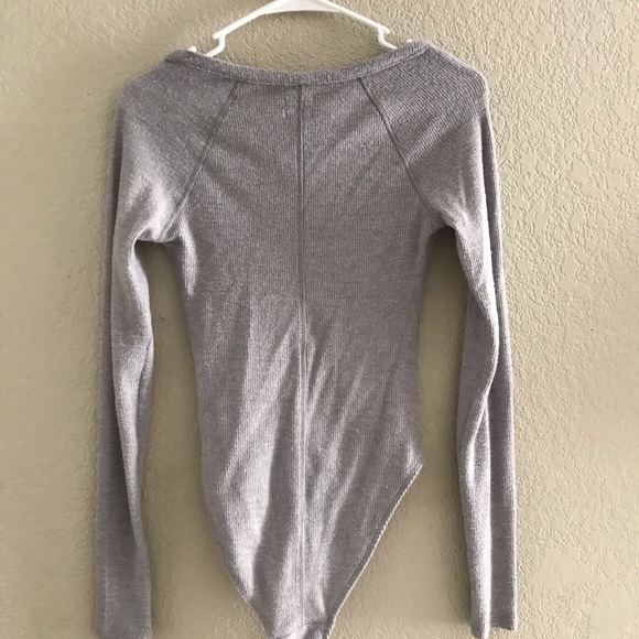 Urban Outfitters grey super soft bodysuit - Picture 2 of 3